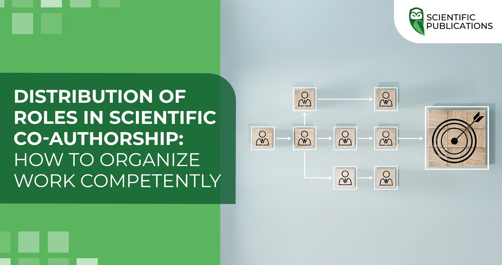 Distribution of roles in scientific co-authorship: how to organize work competently