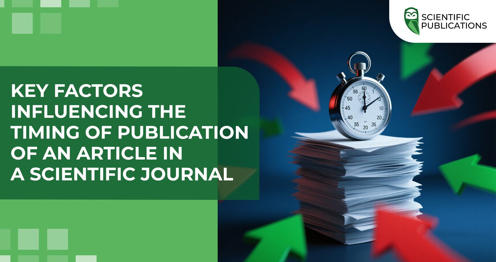 Key factors influencing the timing of publication of an article in a scientific journal