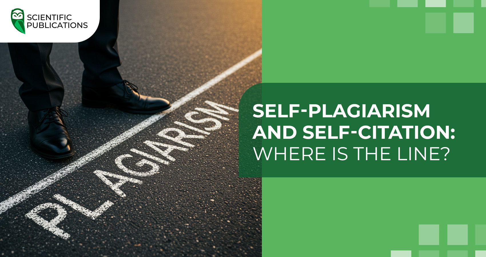 Self-plagiarism and self-citation: where is the line? 