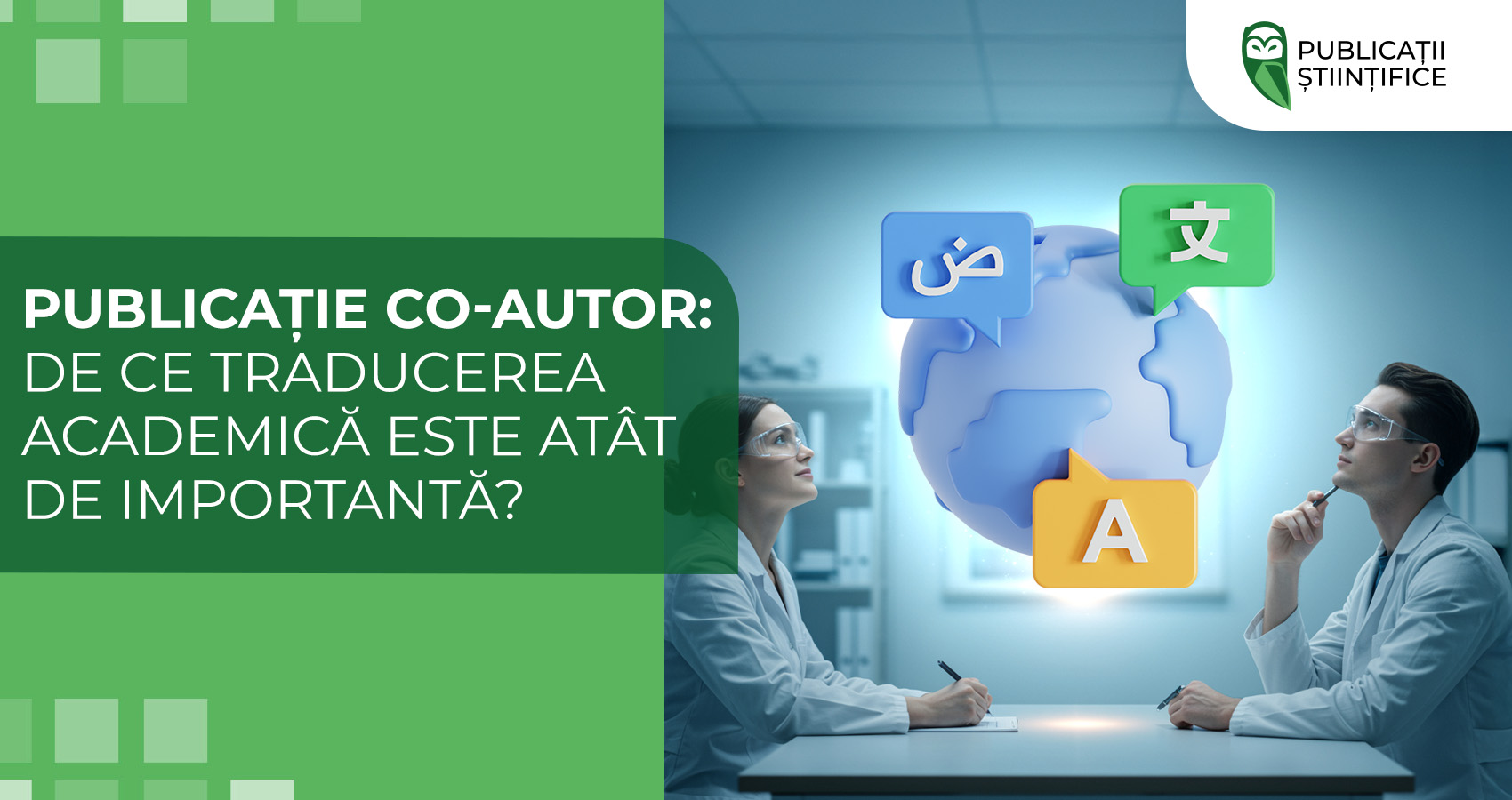 Publicație co-autor: de ce traducerea academică este atât de importantă?
