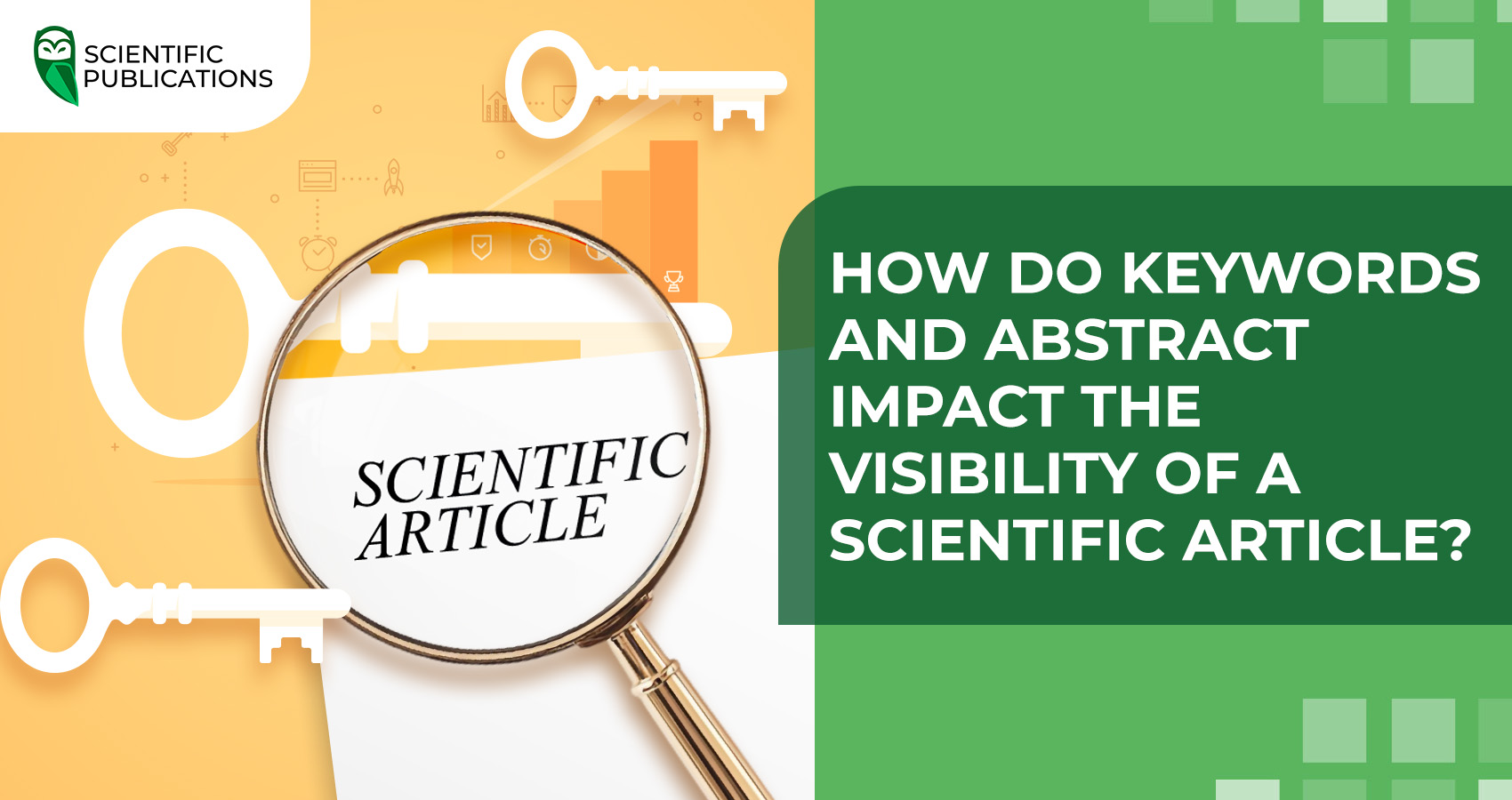 How do keywords and abstract impact the visibility of a scientific article?